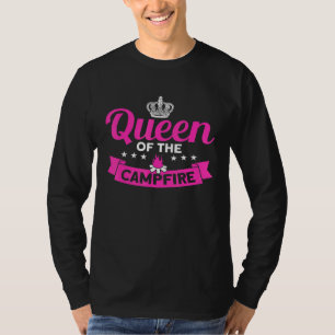 T-shirt Camping Tente Queen Of The Campfire