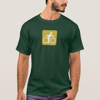 T-shirt Campology : Faire du vélo