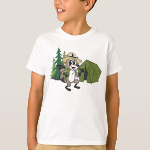 T-shirt Campout américain de Rick   de garde forestière