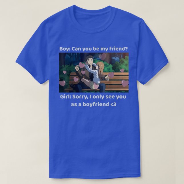 T-shirt Can I Be Your Friend  (2) (Design devant)