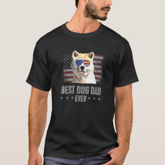 T-shirt Canaaan Chien Meilleur Papa Jamais Rétro États-Uni