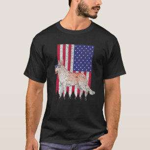 T-shirt Canaan Patriotic Dog USA Pride Drapeau américain