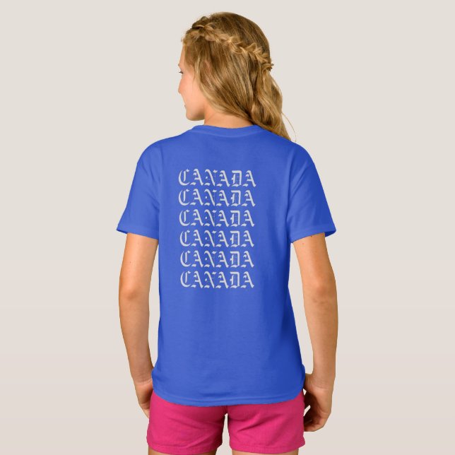 T-shirt canada (Dos entier)