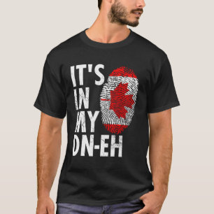 T-shirt Canada Adn Dn-Eh Vintage Drapeau Feuille Maple Pri
