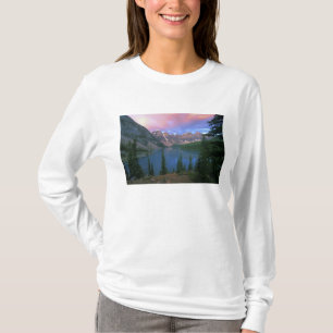 T-shirt Canada, Alberta, lac Moraine à l'aube, Banff