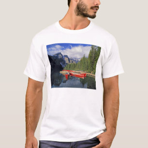 T-shirt Canada, Alberta, lac Moraine. La surface vitreuse