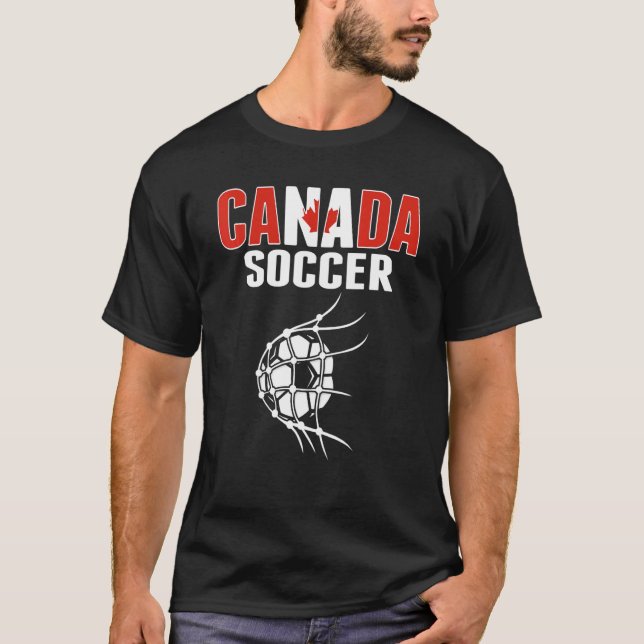 T-shirt Canada Bal De Football En Net Football Canadien Su (Devant)