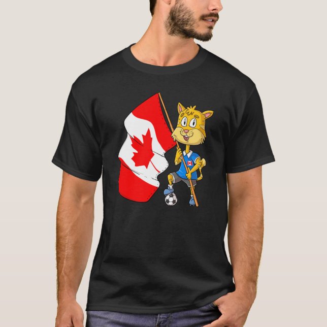 T-shirt Canada Cat Fan (Devant)