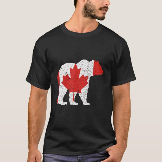 T-shirt Canada Day Bear and Grizzly (Devant)
