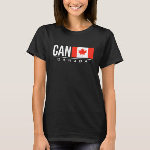 T-shirt Canada Drapeau International Code Pays Can Sports