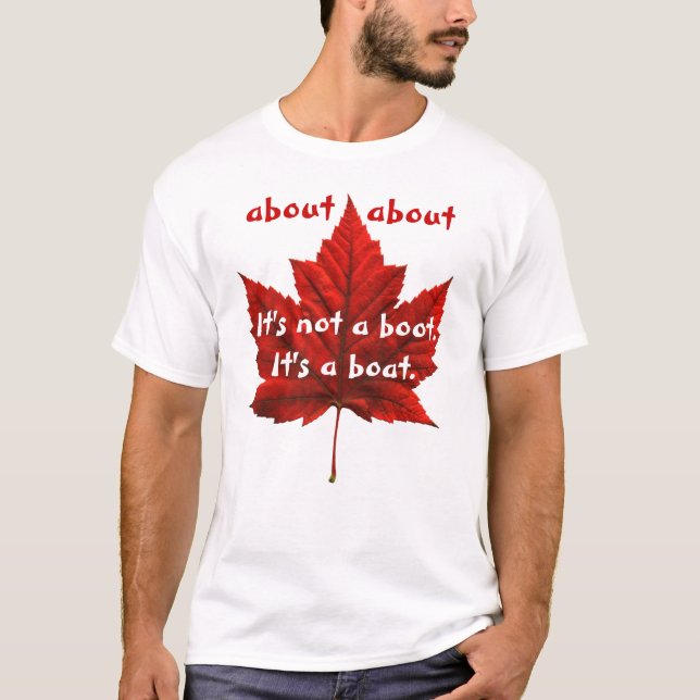 T-shirt Canada drôle À propos du Canada Chemises s (Devant)