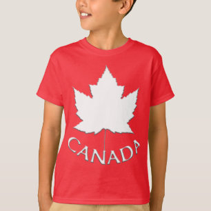 T-shirt Canada enfant Nom personnalisé Chemises Ca
