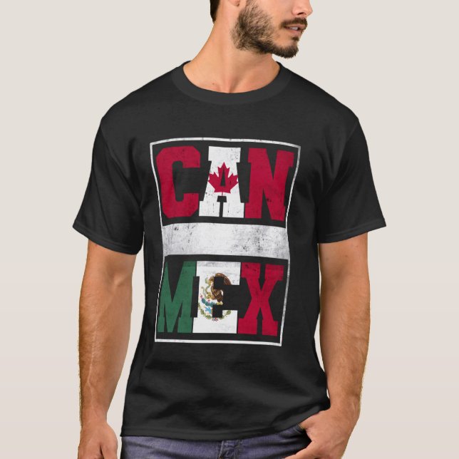 T-shirt Canada et Mexique Mélange Patrimoine canadien Mexi (Devant)