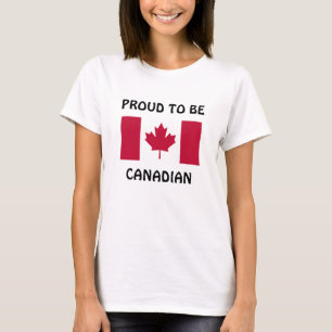 T-shirt Canada : Fier d'être Canadien