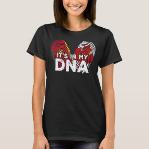 T-shirt Canada Fier du drapeau Sénégal ADN sénégalais Fing