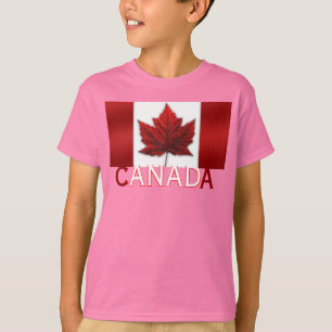 T-shirt Canada Flag Kid's Shirt Canada Kid's Souvenir Tops