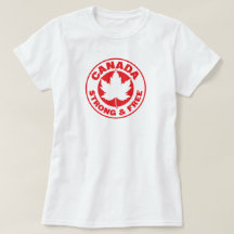T-shirt Canada fort et gratuit