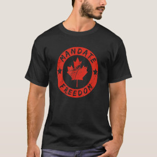 T-shirt Canada Freedom Convoy Flag Us Canadian Truckers Su
