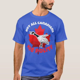 T-shirt Canada Goose Tous Les Canadiens Ne Sont Pas Polis