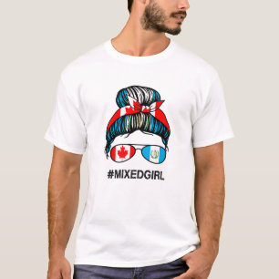 T-shirt Canada Guatemala Drapeau canadien Guatémaltèque Me