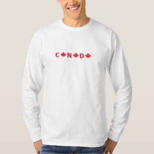 T-shirt Canada moderne pays canadien Drapeau Souvenir