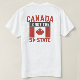 T-shirt Canada ne sera JAMAIS le 51e État Chemise Canada 