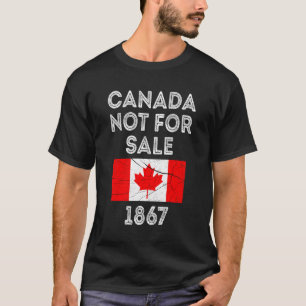 T-shirt Canada non à vendre - Fière et patriotique