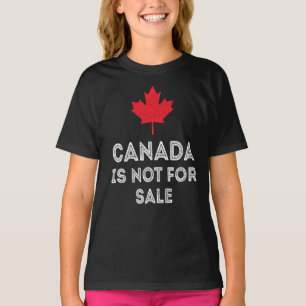 T-shirt Canada non à vendre - Fière et patriotique