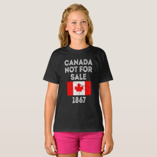 T-shirt Canada non à vendre - Fière et patriotique
