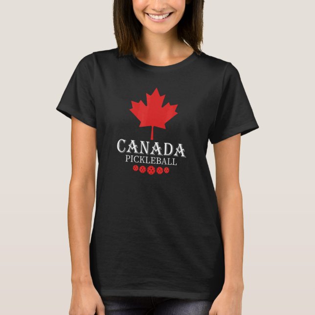 T-shirt Canada Pickleball Player trousse de tenue machine  (Devant)