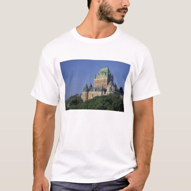 T-shirt Canada, Québec. Château Frontenac. (Devant)