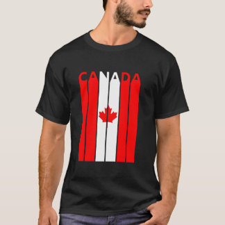 T-shirt Canada T Chemise Vintage Canada Drapeau Le drapeau