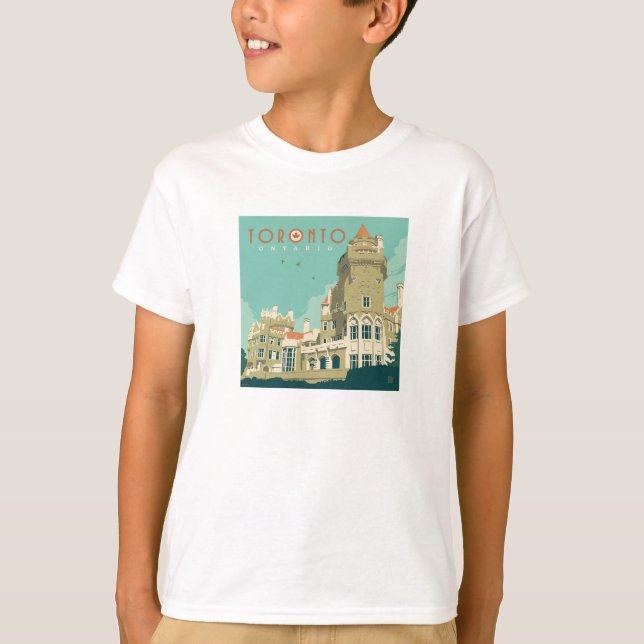 T-shirt Canada | Toronto, Casa Loma (Devant)