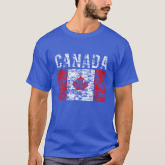T-shirt Canada vintage girl
