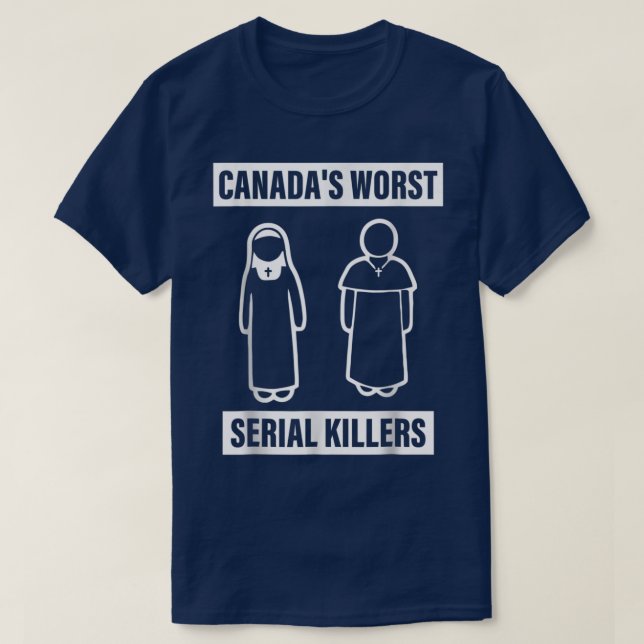T-shirt Canadas Pire série de tueurs Vêtements  (Design devant)