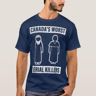 T-shirt Canadas Pire série de tueurs Vêtements 