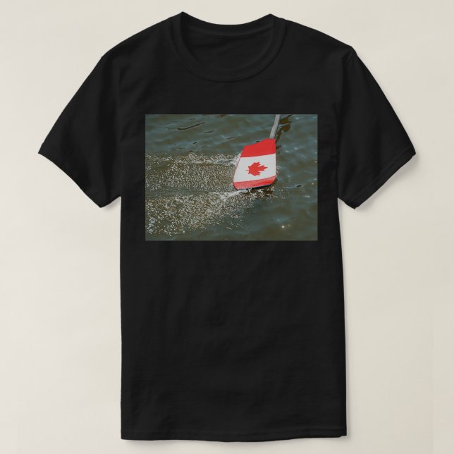 T-shirt Canadian rowing oar (Design devant)