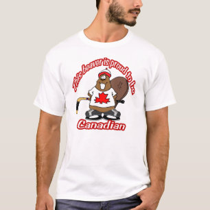 T-shirt canadien de castor