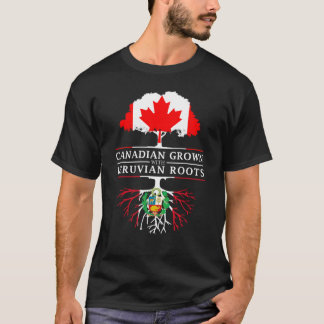 T-shirt Canadien développé avec la conception du Pérou  