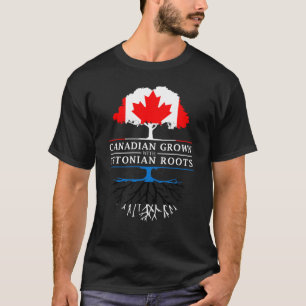 T-shirt Canadien développé avec les racines estoniennes