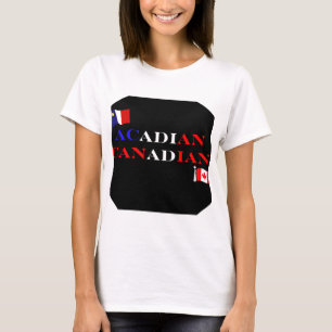 T-shirt canadien féminin acadien