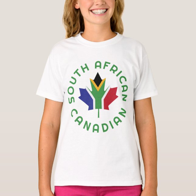 T-shirt Canadien sud-africain (Devant)