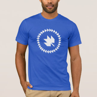 T-shirt Canadiens chez QuiltCon - la chemise bleue des