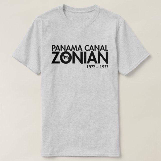 T-shirt Canal de Panama Zonian (Design devant)