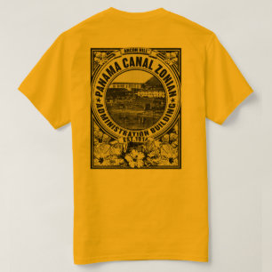 T-shirt Canal de Panama Zonian, bâtiment administratif