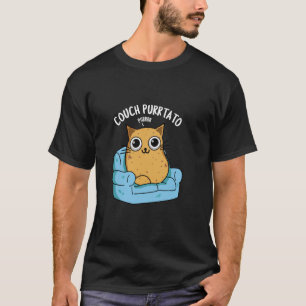 T-shirt Canapé Purr tato Drôle Pun de pommes de terre