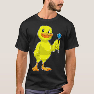 T-shirt Canard aux fléchettes avec tarte