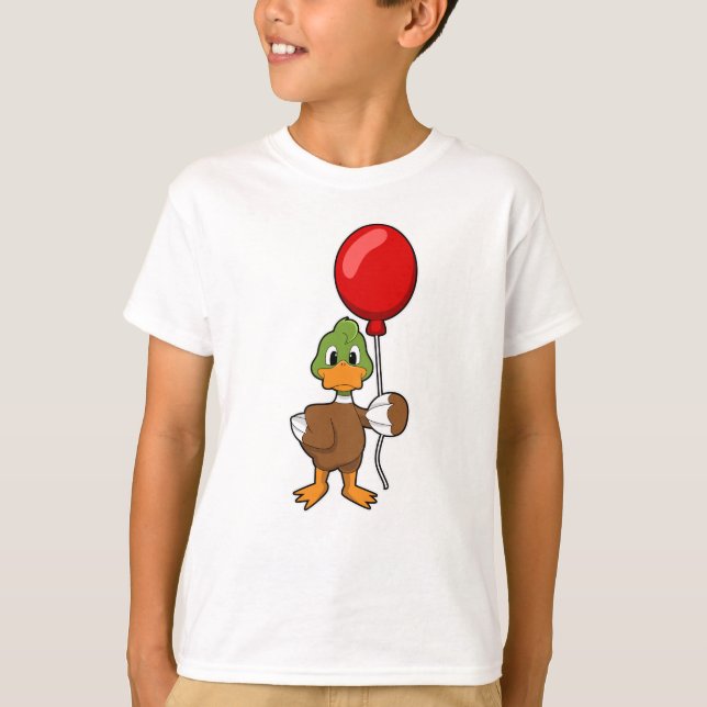 T-shirt Canard avec ballon (Devant)