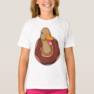 T-shirt Canard avec Donut