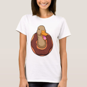 T-shirt Canard avec Donut
